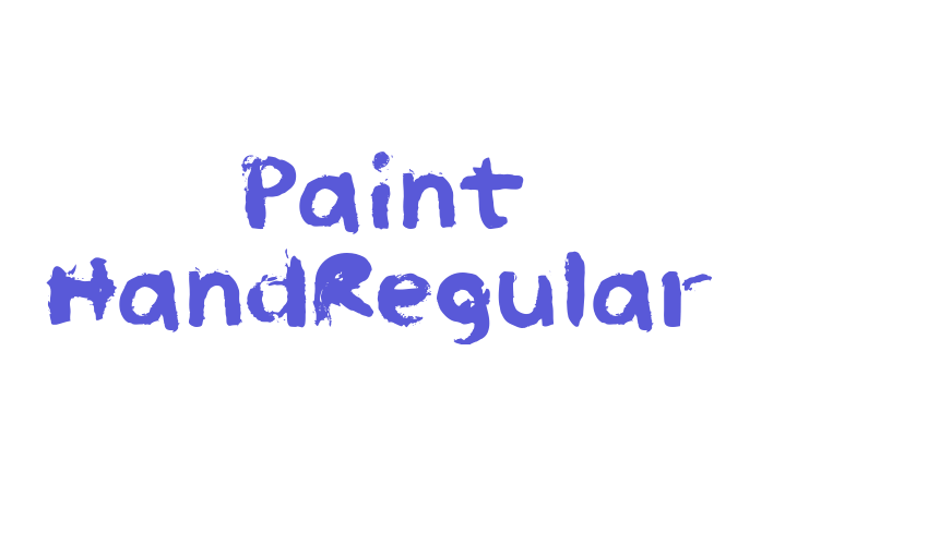 Paint HandRegular Font Download