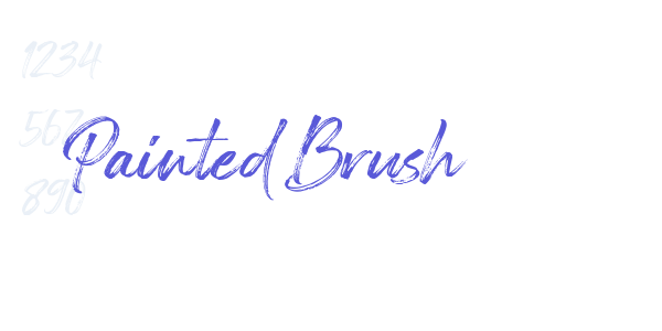 Painted Brush font free