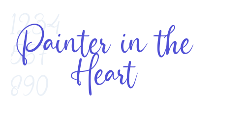 Painter in the Heart-font-download