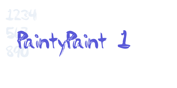 PaintyPaint 1 font free