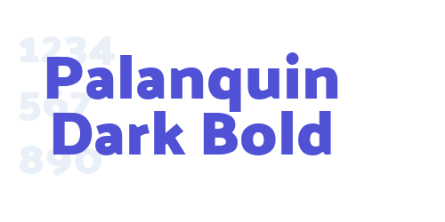 Palanquin Dark Bold-font-download