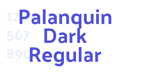 Palanquin Dark Regular-font-download