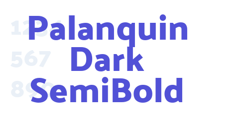 Palanquin Dark SemiBold-font-download