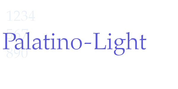 Palatino-Light font free