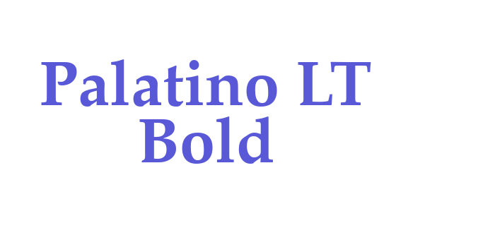 Palatino LT Bold Font Download