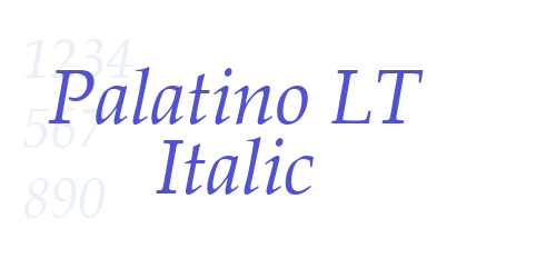Palatino LT Italic-font-download