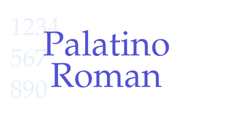 Palatino Roman-font-download