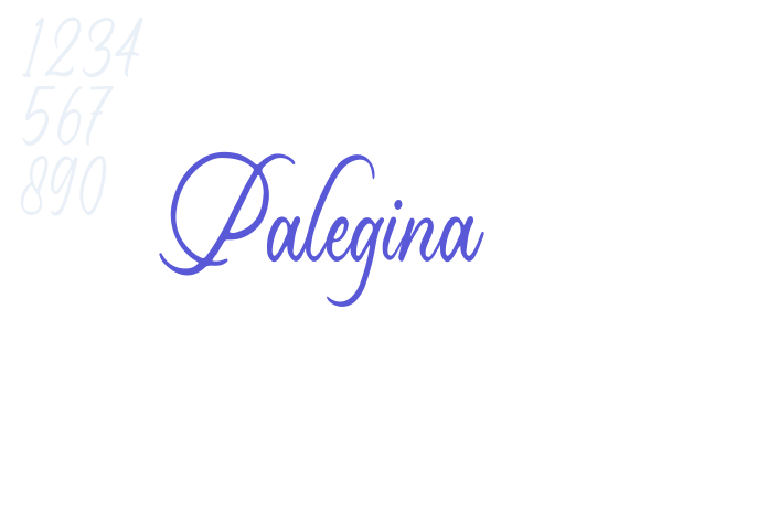 Palegina font free