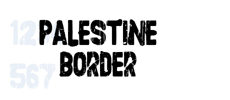 Palestine Border