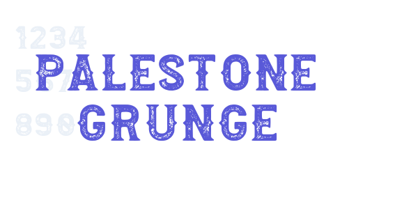 Palestone Grunge font free