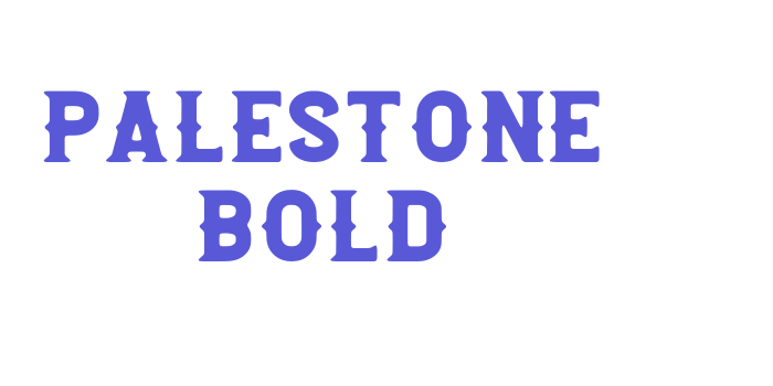 Palestone Bold Font