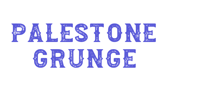 Palestone Grunge Font