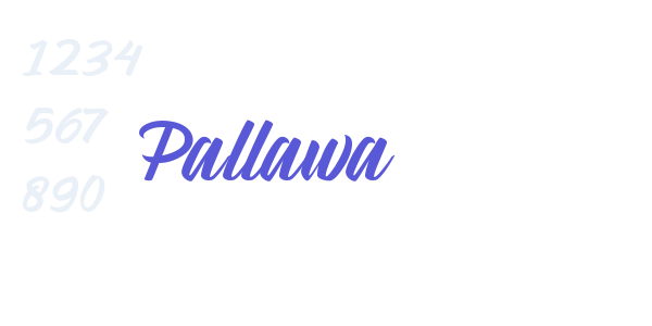 Pallawa font