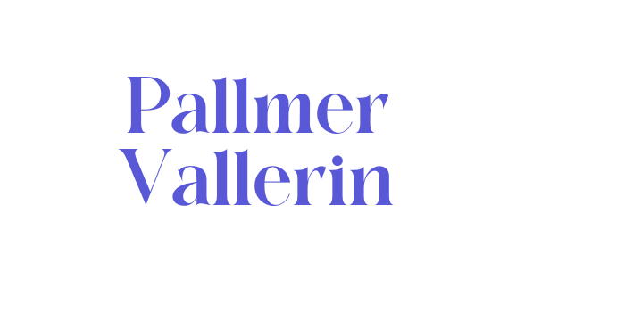 Pallmer Vallerin Font Download