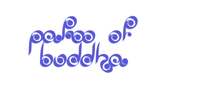 Palm of Buddha Font Download