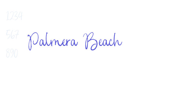 Palmera Beach font free