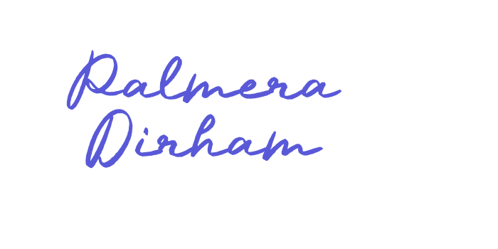 Palmera Dirham Font Download