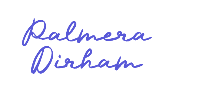 Palmera Dirham Font