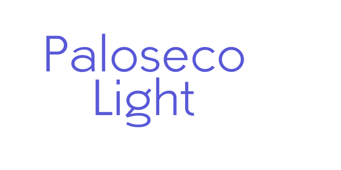 Paloseco Light Font