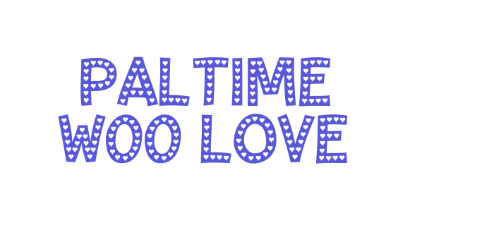 Paltime W00 Love Font Download