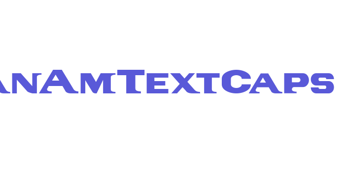 PanAmTextCaps Font Download