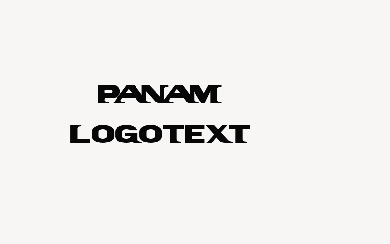 PanAm LogoText Font