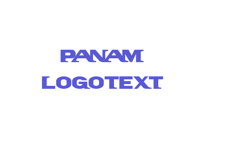 PanAm LogoText Font