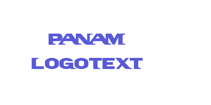 PanAm LogoText Font Download