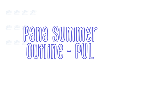 Pana Summer Outline – PUL