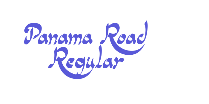 Panama Road Regular Font Download