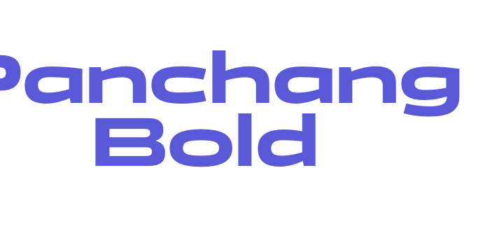 Panchang Bold Font