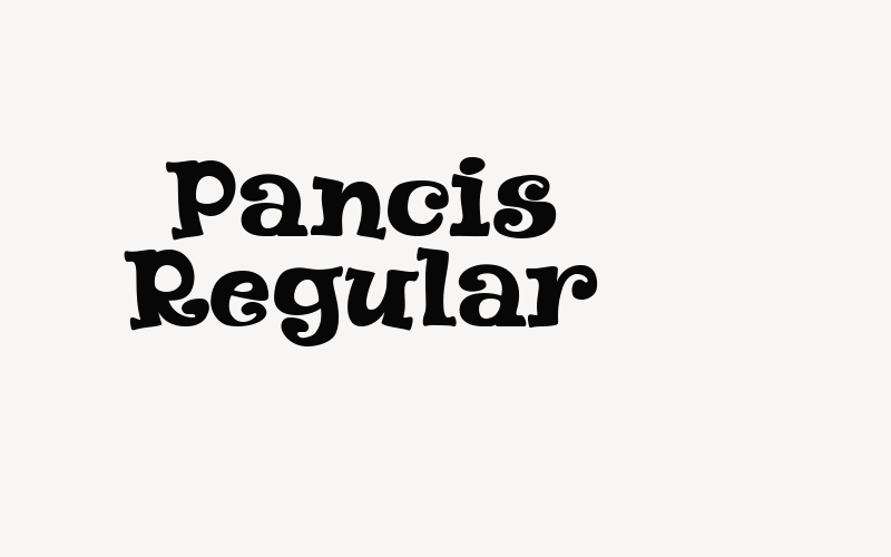 Pancis Regular Font