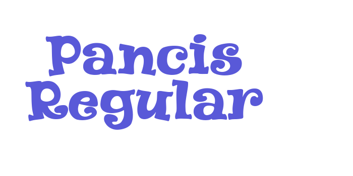 Pancis Regular Font