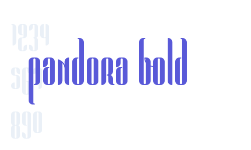 Pandora Bold Font