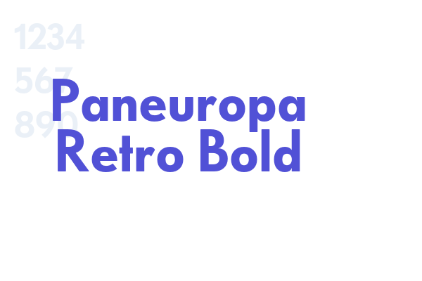 Paneuropa Retro Bold