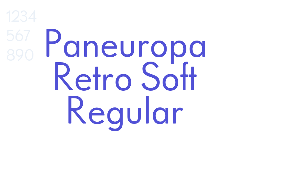 Paneuropa Retro Soft Regular-font-download