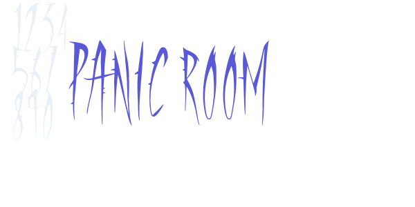 Panic Room font