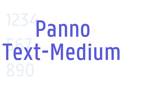 Panno Text-Medium Font Download