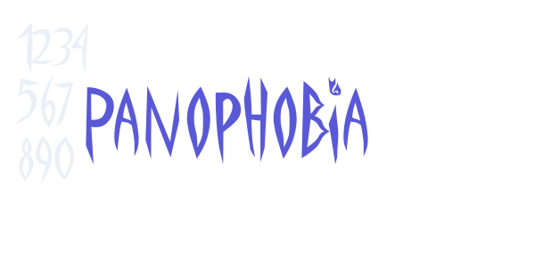 Panophobia font