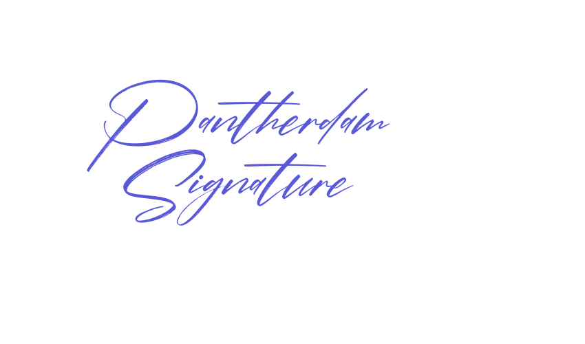 Pantherdam Signature Font Download