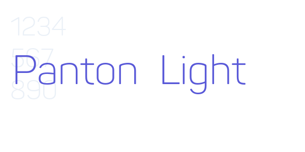 Panton  Light font free