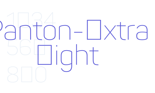 Panton-Extra Light Font