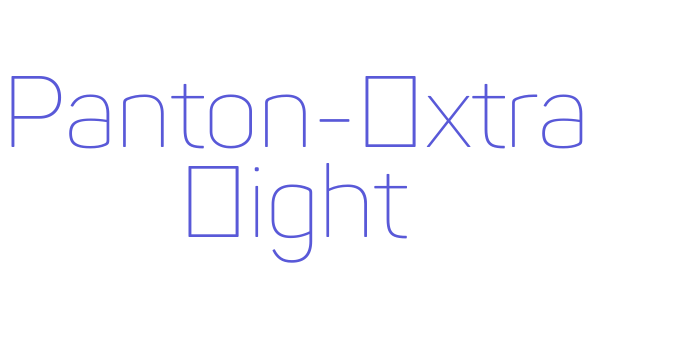 Panton-Extra Light Font