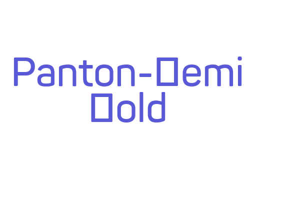 Panton-Semi Bold Font