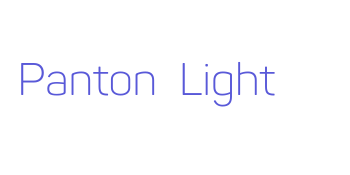 Panton  Light Font Download