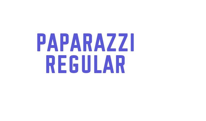 Paparazzi Regular Font Download