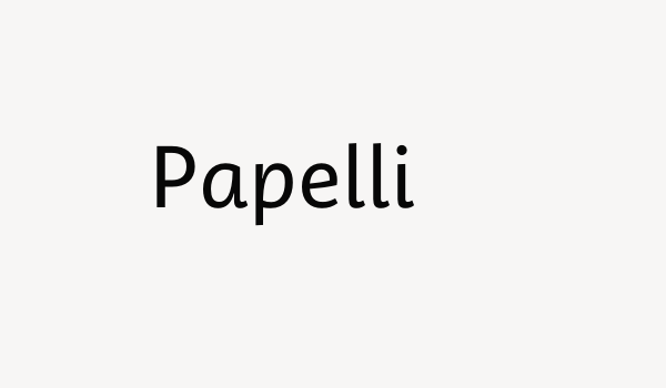 Papelli Font