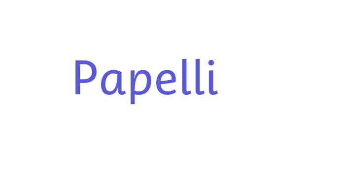 Papelli Font