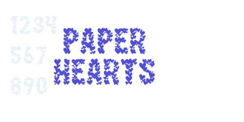 Paper Hearts-font-download