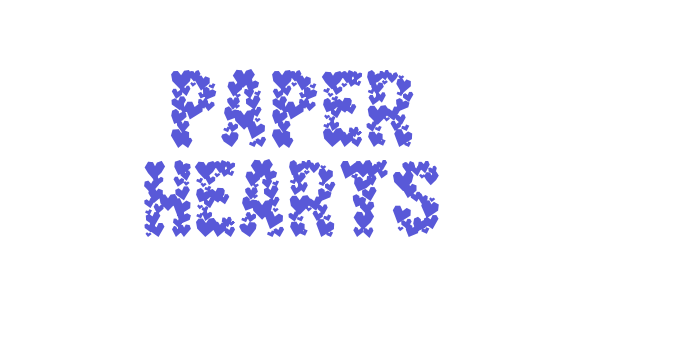 Paper Hearts Font